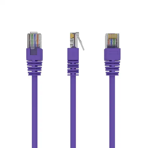 Gembird RJ45/RJ45 Cat5e 0.25m cable de red Púrpura 0,25 m U/UTP (UTP)