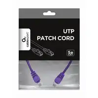 Gembird RJ45/RJ45 Cat5e 0.25m cable de red Púrpura 0,25 m U/UTP (UTP)