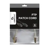 Gembird PP6-0.25M/W cable de red Blanco 0,25 m Cat6 F/UTP (FTP)
