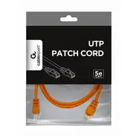 Gembird PP12-1M/O cable de red Naranja Cat5e U/UTP (UTP)