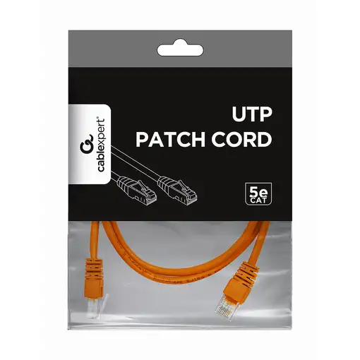 Gembird PP12-1M/O cable de red Naranja Cat5e U/UTP (UTP)
