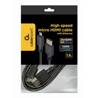 Gembird 1.8m HDMI-M/micro HDMI-M cable HDMI 1,8 m HDMI tipo A (Estándar) HDMI tipo