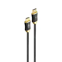 Gembird CCBP-HDMI8K-AOC-5M cable HDMI HDMI tipo A (Estándar) Negro, Oro
