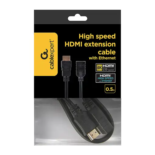 Gembird CC-HDMI4X-0.5M cable HDMI 0,5 m HDMI tipo A (Estándar) Negro