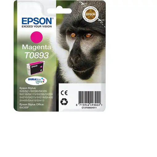 Epson Monkey Cartucho T0893 magenta