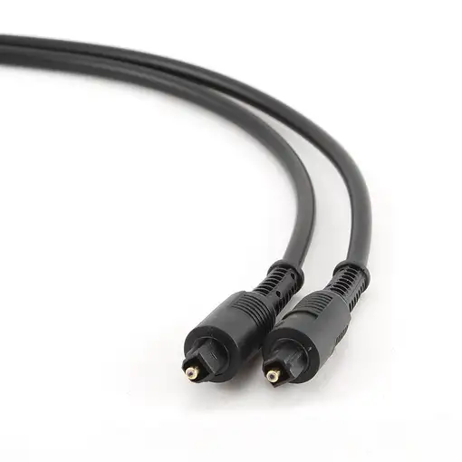 Gembird Toslink, 1m cable de audio Negro