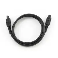 Gembird Toslink, 1m cable de audio Negro