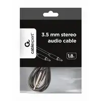 Gembird CCAP-444-6 cable de audio 1,8 m 3,5mm Negro