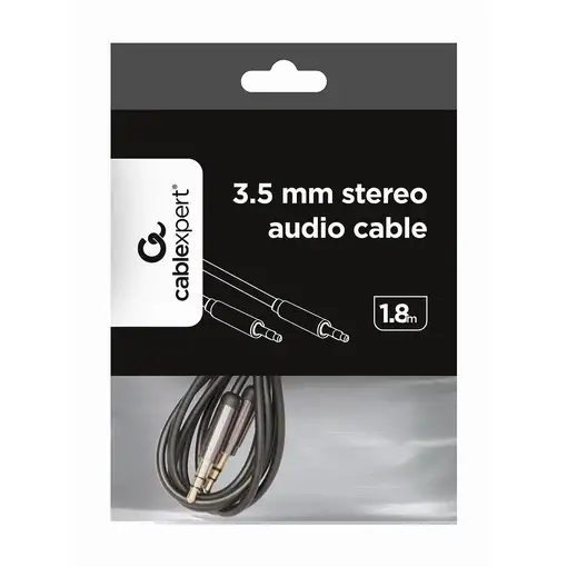 Gembird CCAP-444-6 cable de audio 1,8 m 3,5mm Negro