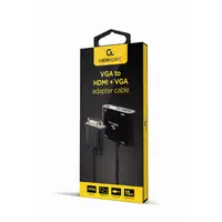 Gembird A-VGA-HDMI-02 adaptador de cable de vídeo 0,15 m HDMI + VGA (D-Sub) VGA (D