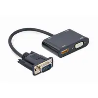 Gembird A-VGA-HDMI-02 adaptador de cable de vídeo 0,15 m HDMI + VGA (D-Sub) VGA (D