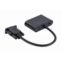 Gembird A-VGA-HDMI-02 adaptador de cable de vídeo 0,15 m HDMI + VGA (D-Sub) VGA (D