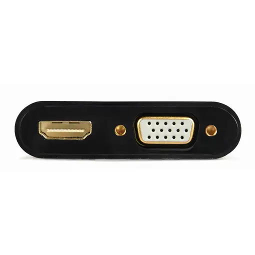 Gembird A-VGA-HDMI-02 adaptador de cable de vídeo 0,15 m HDMI + VGA (D-Sub) VGA (D