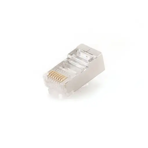 Gembird PLUG5SP/100 conector RJ-45 Transparente
