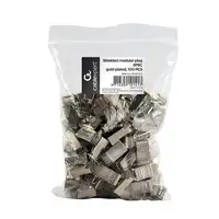 Gembird PLUG5SP/100 conector RJ-45 Transparente