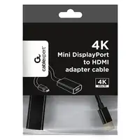 Gembird A-mDPM-HDMIF4K-01 0,15 m Mini DisplayPort HDMI Negro