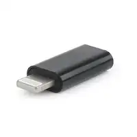 Gembird A-USB-CF8PM-01 cambiador de género para cable USB type-C 8-pin Negro