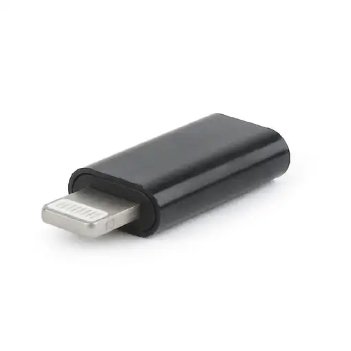 Gembird A-USB-CF8PM-01 cambiador de género para cable USB type-C 8-pin Negro