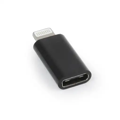 Gembird A-USB-CF8PM-01 cambiador de género para cable USB type-C 8-pin Negro