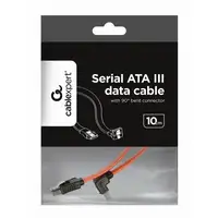 Gembird CC-SATAM-DATA90 cable de SATA 0,5 m Negro, Rojo