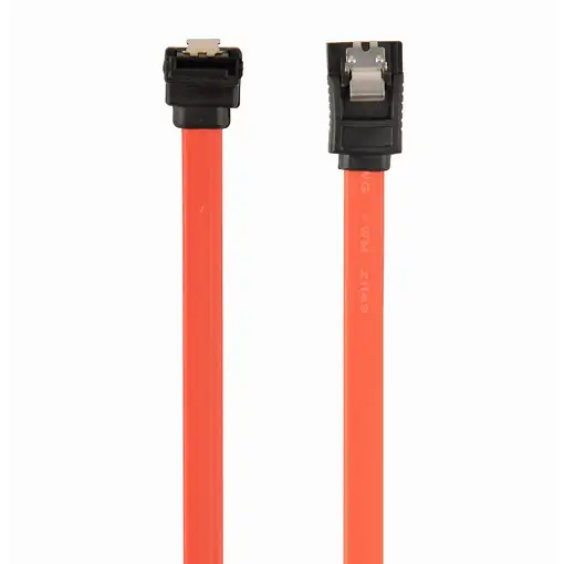 Gembird CC-SATAM-DATA90 cable de SATA 0,5 m Negro, Rojo
