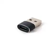 Gembird A-USB2-AMCF-02 cambiador de género para cable USB A USB C Negro