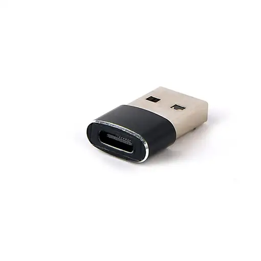 Gembird A-USB2-AMCF-02 cambiador de género para cable USB A USB C Negro