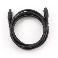 Gembird Toslink, 2m cable de audio Negro