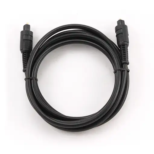 Gembird Toslink, 2m cable de audio Negro