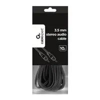 Gembird 10m, 3.5mm/3.5mm, M/M cable de audio 3,5mm Negro