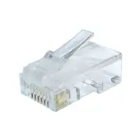 Gembird LC-8P8C-002/10 conector RJ-45 Transparente