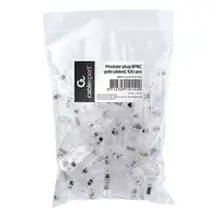 Cablexpert PLUG3UP6/100 conector 1 Transparente