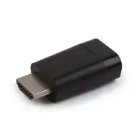 Gembird A-HDMI-VGA-001 cambiador de género para cable Negro