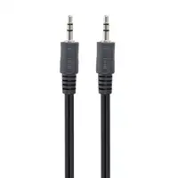 Gembird 1.2m, 3.5mm/3.5mm, M/M cable de audio 1,2 m 3,5mm Negro