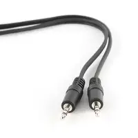 Gembird 1.2m, 3.5mm/3.5mm, M/M cable de audio 1,2 m 3,5mm Negro