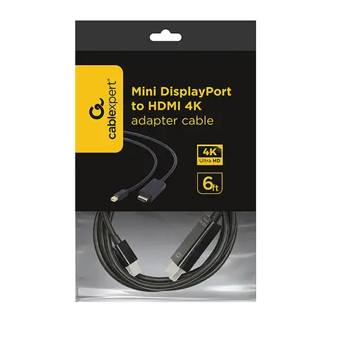 Gembird *Mini DisplayPort cable to HDMI 4K 1.8m 1,8 m