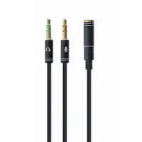 Gembird !Adapter audio stereo 3.5mm mini Jack/4PIN/ cable de audio 0,2 m 3,5mm 2 x
