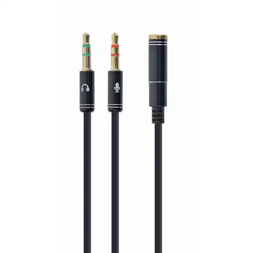 Gembird !Adapter audio stereo 3.5mm mini Jack/4PIN/ cable de audio 0,2 m 3,5mm 2 x