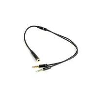 Gembird !Adapter audio stereo 3.5mm mini Jack/4PIN/ cable de audio 0,2 m 3,5mm 2 x