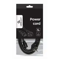 Gembird PC-186-VDE-5M cable de transmisión Negro