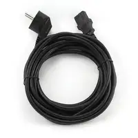 Gembird PC-186-VDE-5M cable de transmisión Negro
