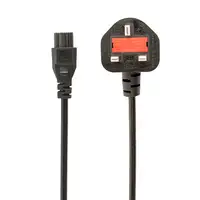 Gembird PC-187-ML12 cable de transmisión Negro 1,8 m BS 1363 C5 acoplador