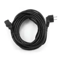 Gembird PC-186-VDE-10M cable de transmisión Negro CEE7/4 C14 acoplador