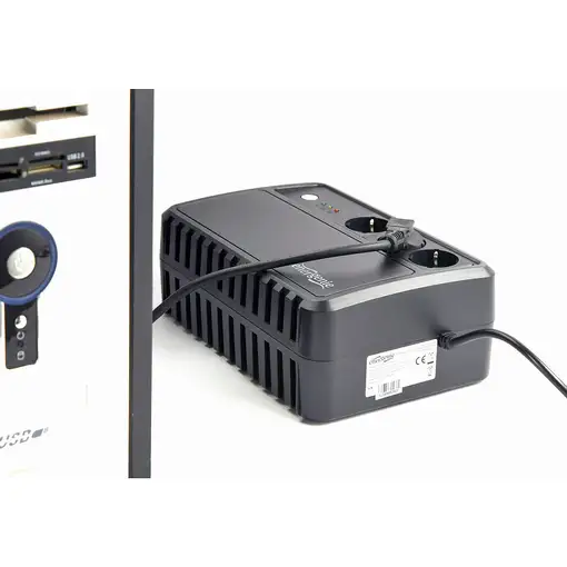 Gembird EG-UPS-3SDT800-01 sistema de alimentación ininterrumpida (UPS) Línea inter