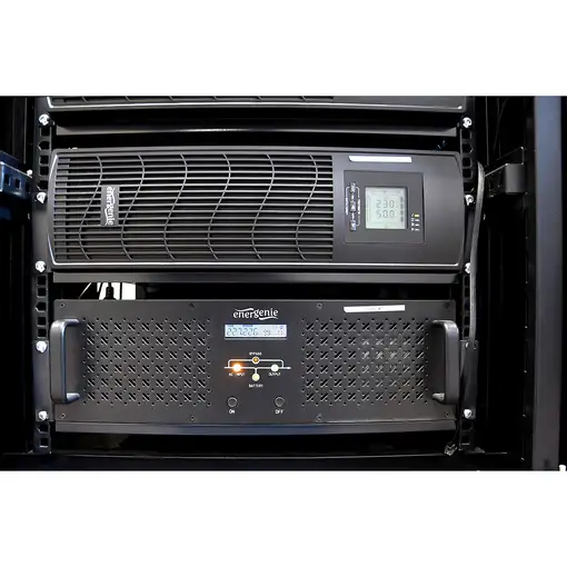 Gembird - Ups rack 19'' 3.4u 1500va, 4xiec 230v out, iec14 in,rj11, usb, lcd siste