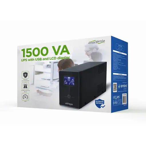 Gembird EG-UPS-034 sistema de alimentación ininterrumpida (UPS) Línea interactiva