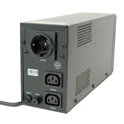 Gembird EG-UPS-031 sistema de alimentación ininterrumpida (UPS) 0,65 kVA 390 W 3 s
