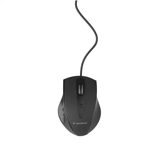 Gembird MUS-4B-02 ratón Oficina mano derecha USB Óptico 1200 DPI