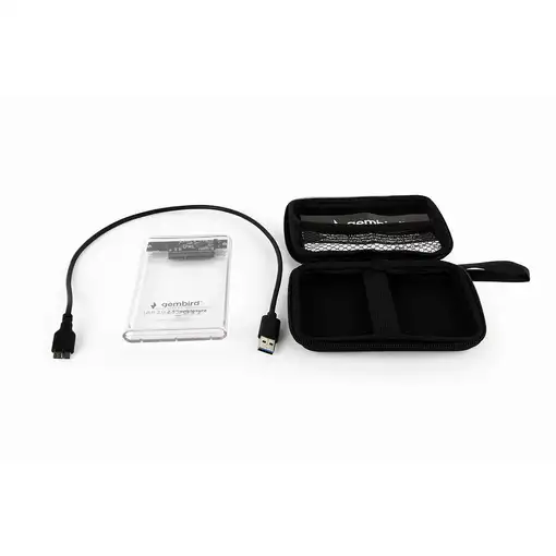 Gembird EE2-U3S9-6 caja para disco duro externo Caja de disco duro (HDD) Transpare
