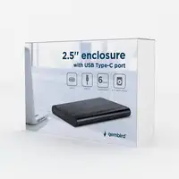 Gembird EE2-U3S-6 caja para disco duro externo Carcasa de disco duro/SSD Negro 2.5